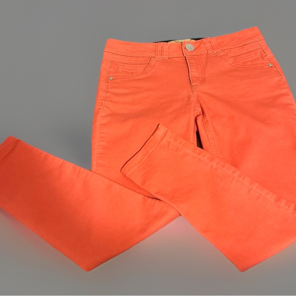 Democracy Ab technology size 4 salmon orange jeans